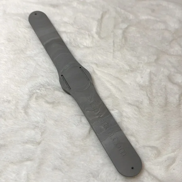 Slap Watch Slap On Gray w/ Orange Hands Watch